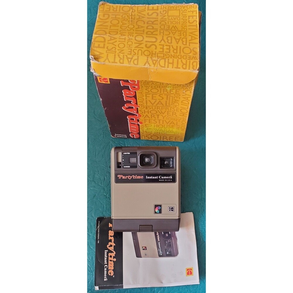 Vintage Kodak PartyTime Kodamatic Instant Film Camera